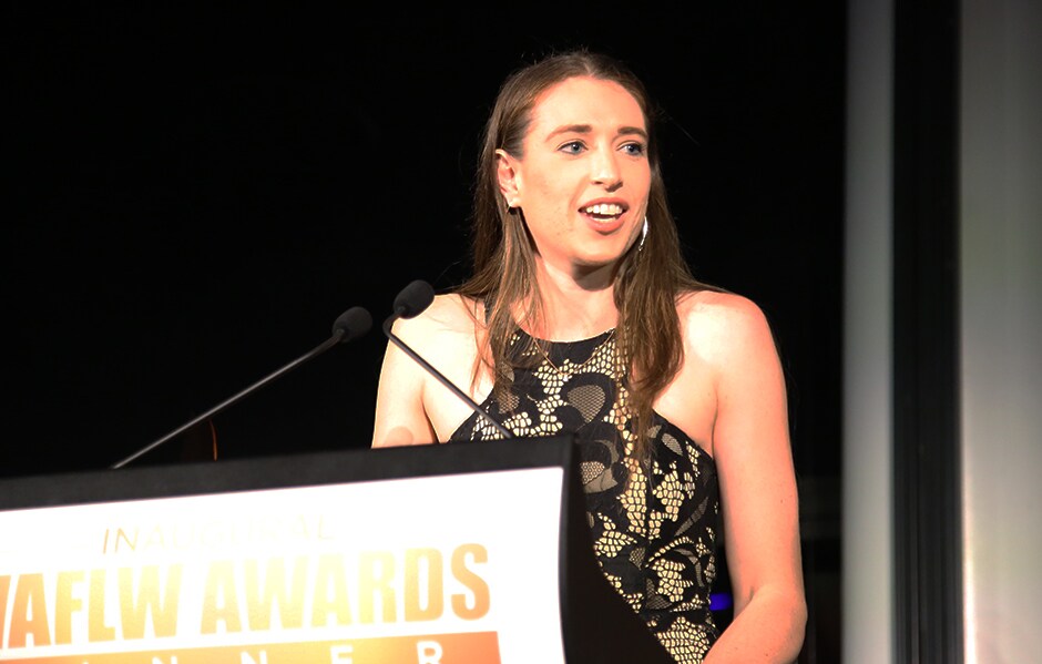 ROHDE_WEB_FINAL.jpg Fremantle rookie Lindal Rohde was named the Cath Boyce Rookie of the Year at the inaugural WAFLW awards. - AFLW,WAFL,Fremantle,Fremantle Dockers